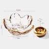 HttDog Incense Holder, Glass, Stylish, 2 in 1 Incense Plate,