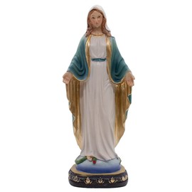 8" Our Lady of Grace Statue | Christian Home Decoration | Great Catholic Gift for Baptism, First Holy Communion, Confirmation, Weddings, and Housewarming