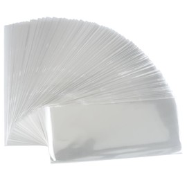 COOLAKE Cellophane Treat Bag 4x9 Inch 100PCS Goody Bags Party Favor Bag Clear Candy Bags with Twist Ties for Candy Popcorn Cookie (100 PCS 4'' by 9'')