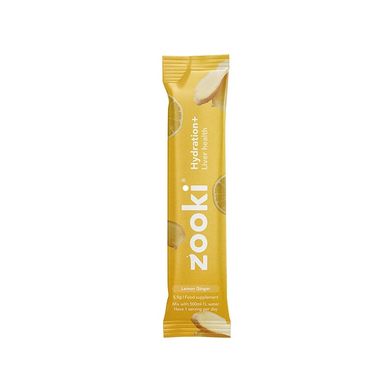 Zooki Hydration+ Liver Health Lemon Ginger Flavour