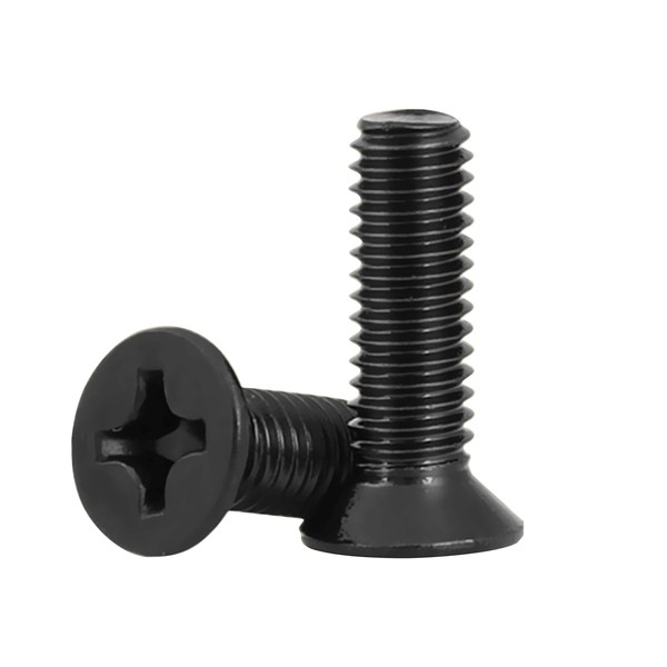 #10-24 x 1'' (50Pack) Flat Head Machine Screw, Phillips Drive,