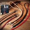 Days Art Neck Strap, Genuine Leather, Braided Saddle Leather, Leather