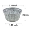 2 Oz Disposable Baking Cups Tins Foil Pans Cups 70