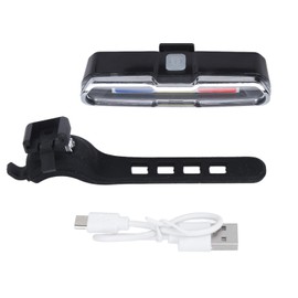 Bike Tail Light USB Charging Safety Warning Night Riding Tail Light for Bikes and BicyclesRed Blue Yellow