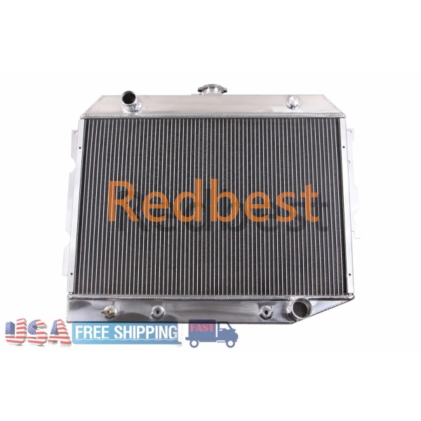 Redbest 3 ROWS ALUMINUM RADIATOR FIT 1968-1974 69 DODGE MOPARS