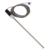 M12 Probe Thermocouple PT100 Stainless Steel Temperature Sensor Probe 200mm