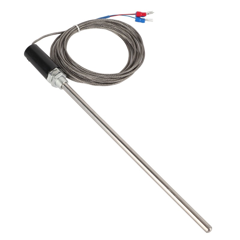 M12 Probe Thermocouple PT100 Stainless Steel Temperature Sensor Probe 200mm