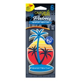 California Scents E303188400 Air Freshener, New Car, Set of 6