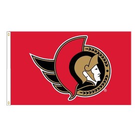 Yerchic Senators Flag Ottawa Team Banner 3 * 5ft for Sports Fans Garage Indoor Outdoor Room Man Cave Wall Decoration
