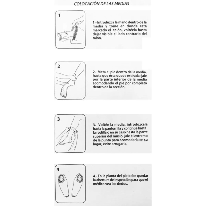 Media Antiembólica Ted Trombosis Muslo Corto Mc500 Prevaris