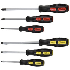 ko-ken Through Screwdriver Set, 6 Pieces Set, 166ps/6