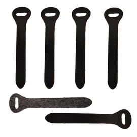 Leather Pulls, Zipper Sliders, Zipper Pulls, Total Length: 2.8 inches (70 mm), Leather, Set of 6, Zipper Tabs, Pulls, Leather, Simple, Zipper Pulls, Easy Installation, For Clothes/Tents, Backpacks,