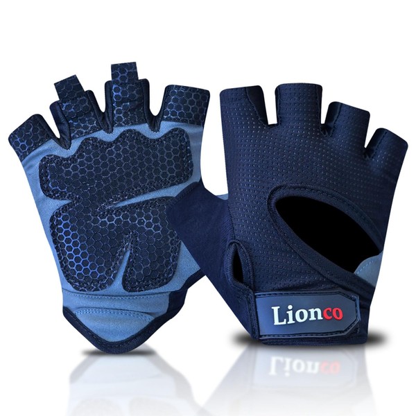 LIONCO Workout Gloves for Men Women,Weight Lifting Gloves with Breathable