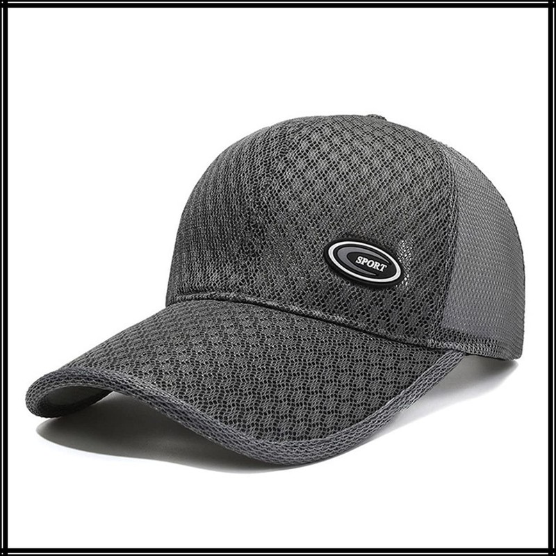White Fang CA581 Mesh Cap, Logo Hat, Brim Length, Sports,