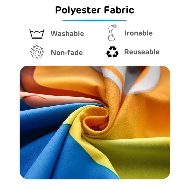 BELECO Golden Autumn Landscape Tapestry Wall Hanging 106x70 Inch Fall