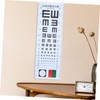 Beavorty Portable Vision Testing Eye Chart Set for Home Use