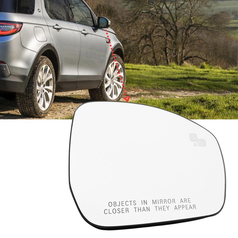 Passenger Right Side Mirror Glass Heated w/Blind Spot Without Auto