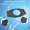WIRELEL One-Hole-Remodel-Cover-Plate Compatible with Moen and Delta Bathtub and Shower