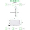 Viugreum 100W Flood Lights Outdoor, 8000LM Super Bright LED Work