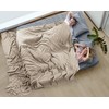 Utopia Bedding Khaki 100% Cotton Blanket [Big Size - 120x120