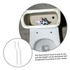 Angoily 1pair Toilet Flush Button Rods Dual Flush Parts for