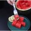 Unbranded Watermelon Slicer Cutter,2-in-1 Fork Stainless Steel Fruit Cutting Artifact