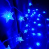 Minetom Blue Star String Lights Plug in - 33 ft