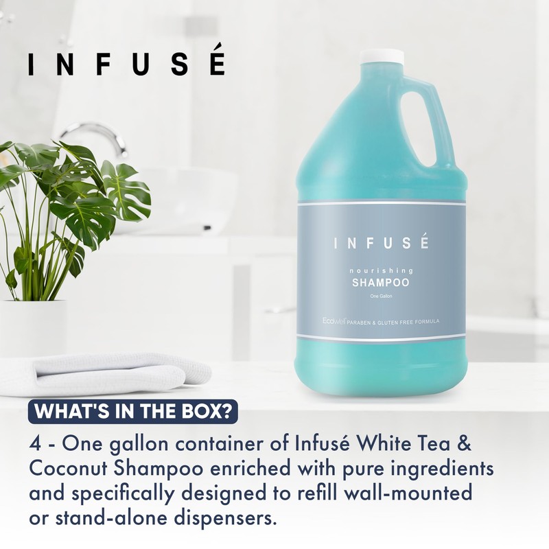 Terra Pure Infuse Hotel Shampoo | 1 Gallon | Designed