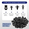 UNIGT 60PCS Engine Under Cover Splash Shield Guard Body Bolts