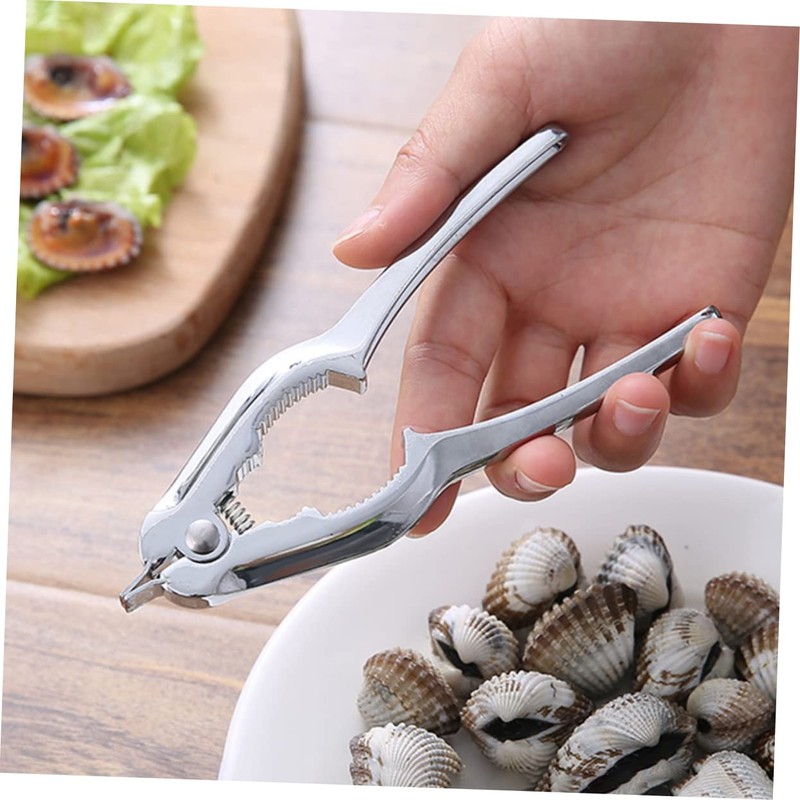 Alipis Sturdy Clam Opener Seafood Device Oyster Sucker Zinc Alloy