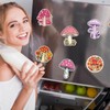 2 Sets Cute Mushroom Fridge Magnets Decorative Kitchen Magnets for