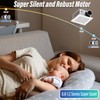 JULLISON Bathroom Exhaust Fan with Light Combo: 110-130CFM Adjustable, Ceiling