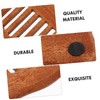 Mobestech 1Pc Nonslip Wooden Coaster Heat Insulation Cup Mat for