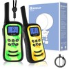 Qniglo Walkie Talkies for Kids Rechargeable 2 Pack,Camouflage Walky Talky