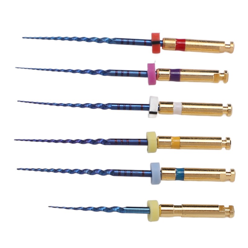 6pcs SX F3 Dental Endo Canal Files Large Taper Thermal