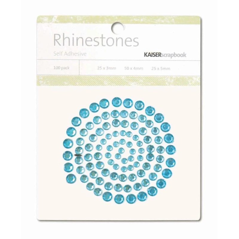 Kaisercraft - Self Adhesive Rhinestones -Pick Color, 100 count -