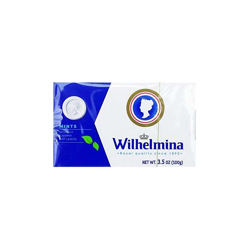 Wilhelmina Peppermints (Classic Dutch Peppermints) - 3.5oz [Pack of 3]