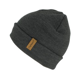 Craftman Acrylic Soft Warm Winter Daily use Outdoor Short Beanie hat for Men and Women for Hike and Travel Black