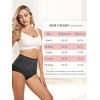 FancyTwig Women's Lace Trim High Waisted Cotton Underwear Full Coverage