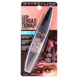Maybelline New York Lash Sensational Luscious - Máscara impermeable muy negra, 0.3 onzas líquidas K2004600