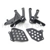 HTTMT MT390-018- Black Front Rider Foot Pegs Bracket Compatible with