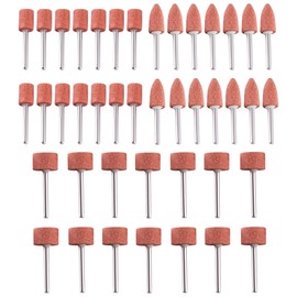 CNCYEAH 42-Piece Corundum Grinding Pen Set, Polishing Head Whetstone Grinding Attachments 1/8 Shank for Grinding, Polishing for Rotary Tool, Precision Tools