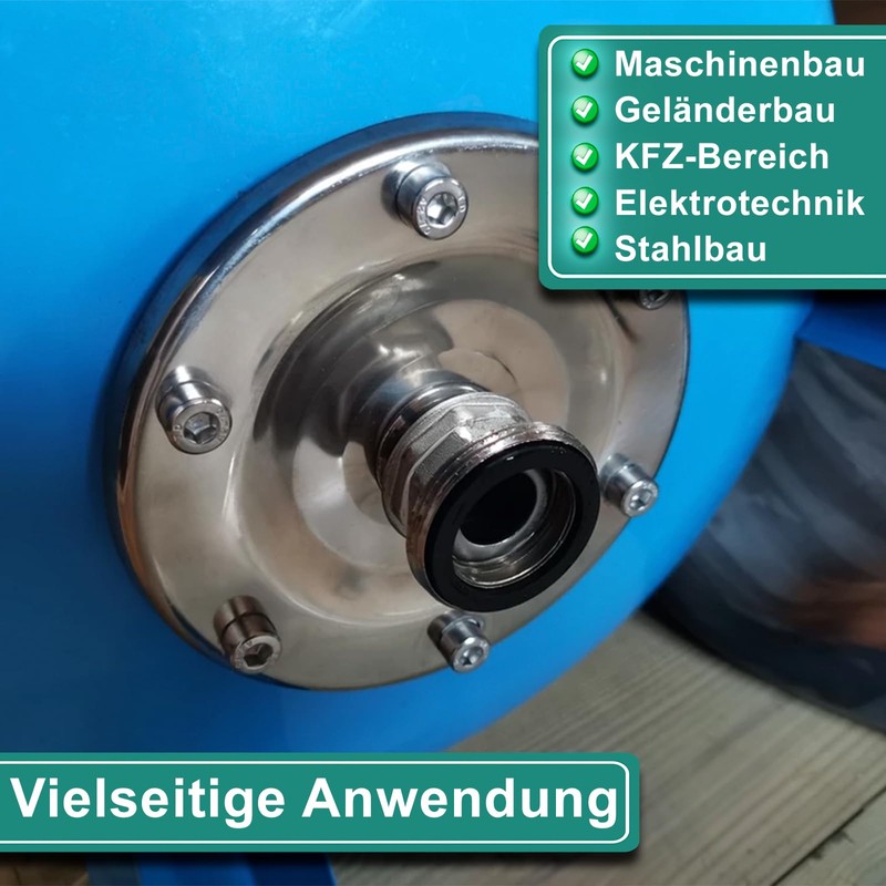 PRIOstahl Cylindrical Screws with Hexagon Socket Fully Threaded Screws Hex