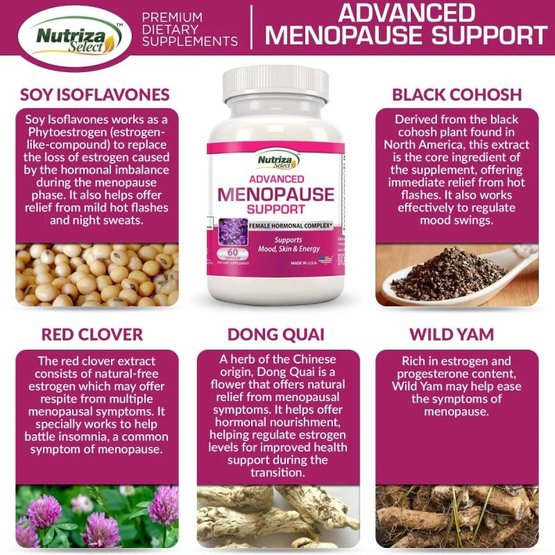 Nutriza Avanzada Menopausia Soporte - Natural Mujer Hormonal
