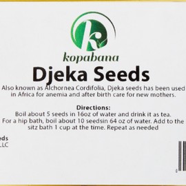 Kopabana Djeka Seeds | ogymama | Alchornea Cordifolia dry leaves| Christmas bush |V steam herbs |Yoni care | 1oz