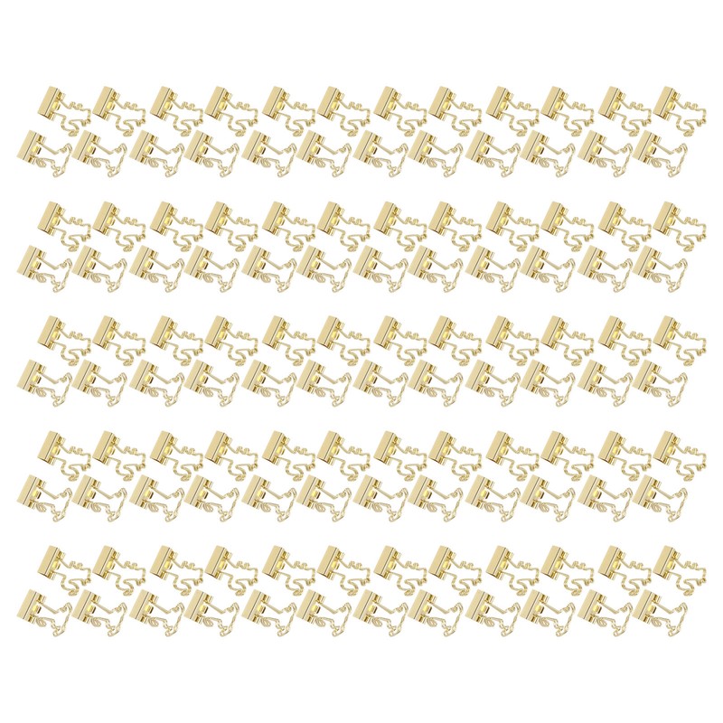 100Pcs Binder Clips Cute Animal Shaped Handle Sturdy Metal Multi