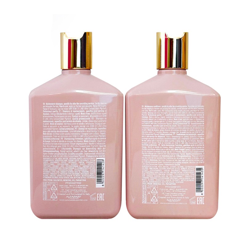 AlfaParf Keratin Therapy Smooth Design Care Set - Shampoo +