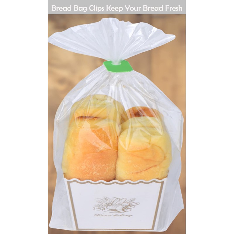 100 Pieces Reusable Plastic Bread Bag Clips Keep Your Food