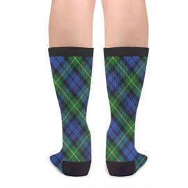 Scots Style Clan Gordon Tartan Plaid Men Women Casual Socks Funny Funky Novelty Crew Tube Socks