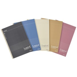 Nakabayashi NB513A-5P Swing Logical Notebook, Semi B5/A, Ruled, 30 Sheets, Daltone, Pack of 5